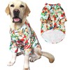 Dog Shirt, Hawaiian Summer Colorful Printed Pet Clothing Breathable and