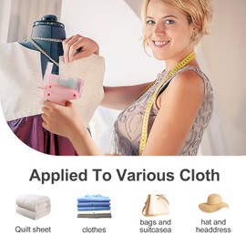 LiunxDromic Mini Stitch Gun Kit, Quick Clothing Fixer with Needles & Fasteners & Buttons, Generic Tagging Gun for Clothing, Quick Repair Handheld Quick Stitch Sewing Gun with Storage Function