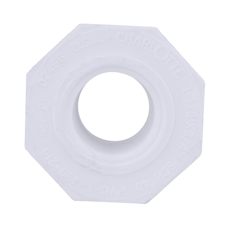 CHARLOTTE PIPE 1 1/2 x 3/4 SCH 40 RED BUSHING