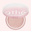 Ate Vegan Relief Tone-Up Sun Cushion Rose Petal SPF+ PA++++, 2 pieces / 아떼 비건 릴리프 톤업선쿠션 로즈페탈 SPF+ PA++++, 2개