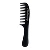 Strähnenboy Afro Styling Comb Handmade Handle Comb Black Wide +