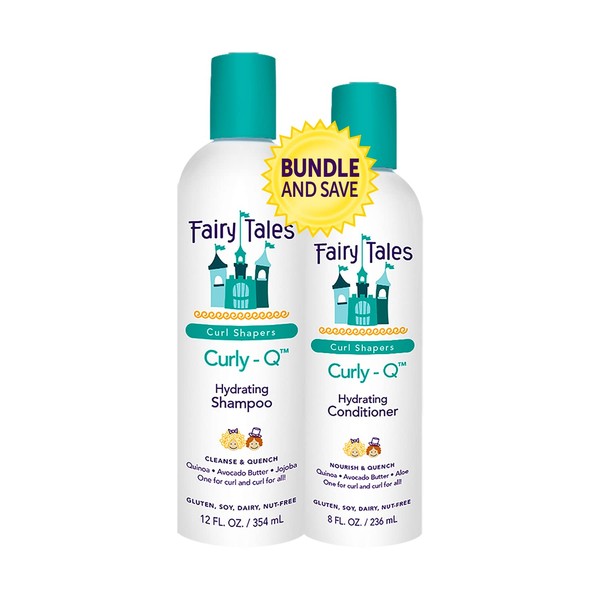 Fairy Tales Curly Q Hydrating Shampoo and Conditioner Set -