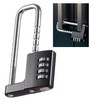 Cabinet Lock,Combination Padlock,U Shaped Padlock,Stainless Steel Gym Locker Lock Code