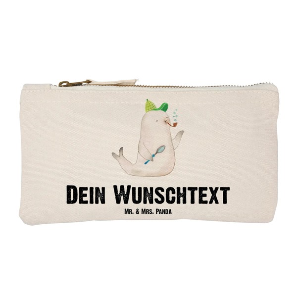 Mr. & Mrs. Panda Personalised Seal Sherlock Make Up Bag,