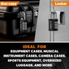 SURE LOCK TSA Accepted Heavy Duty Big Combination Luggage Padlock