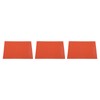 3Pcs Red Maintenance Silicone Pad Heat Insulation Silicone Mat for