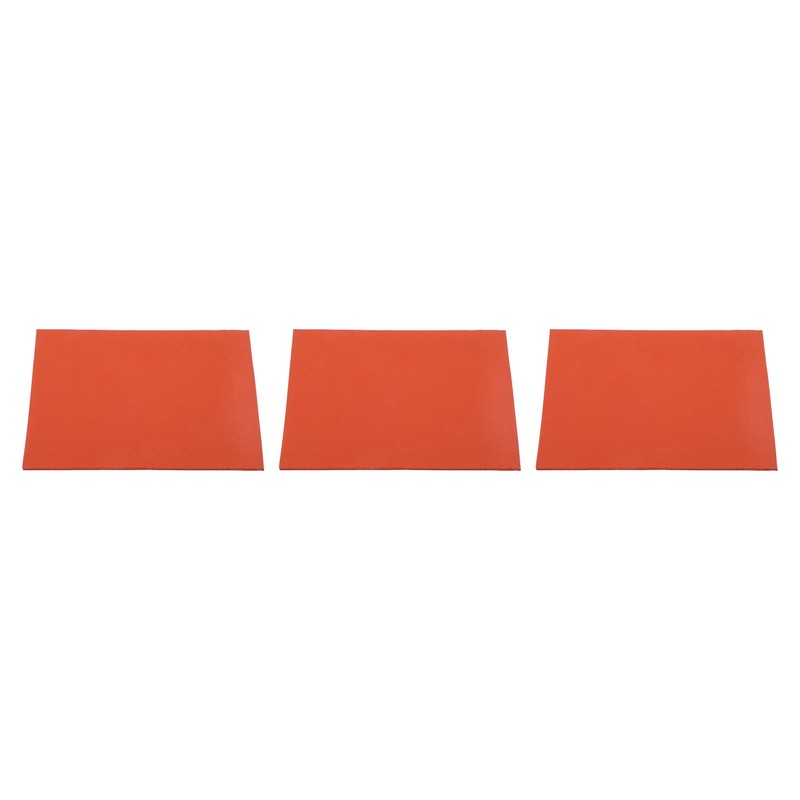 3Pcs Red Maintenance Silicone Pad Heat Insulation Silicone Mat for