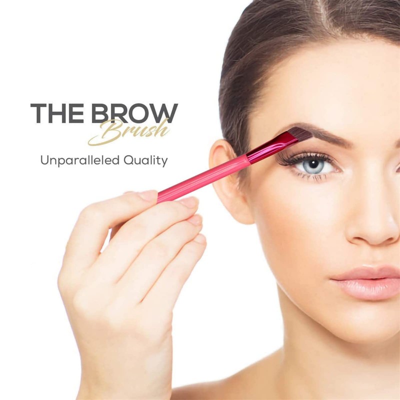 Multi-Function Eyebrow Brush, Professional Eyebrow Brush, Square Angled Eyebrow Brush,