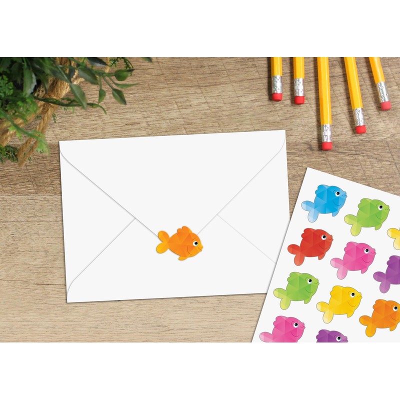 Teacher Created Resources Colorful Fish Stickers (TCR3553)