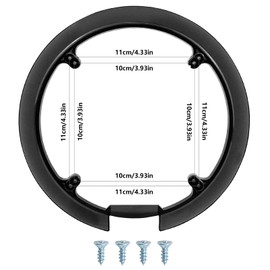 YBFBSJK 2 Pieces Bicycle Chain Guard Bicycle Chains Wheel Cover Plastic Chain Guard Ring Mountain Bike Sprocket Cover Chainring Protector for 42 Teeth and 44 Teeth, 4 Holes