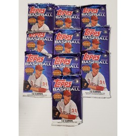 LOT OF 10 2012 Topps Baseball Series 1 Packs 12 Cards Per Golden Giveaway Trout?