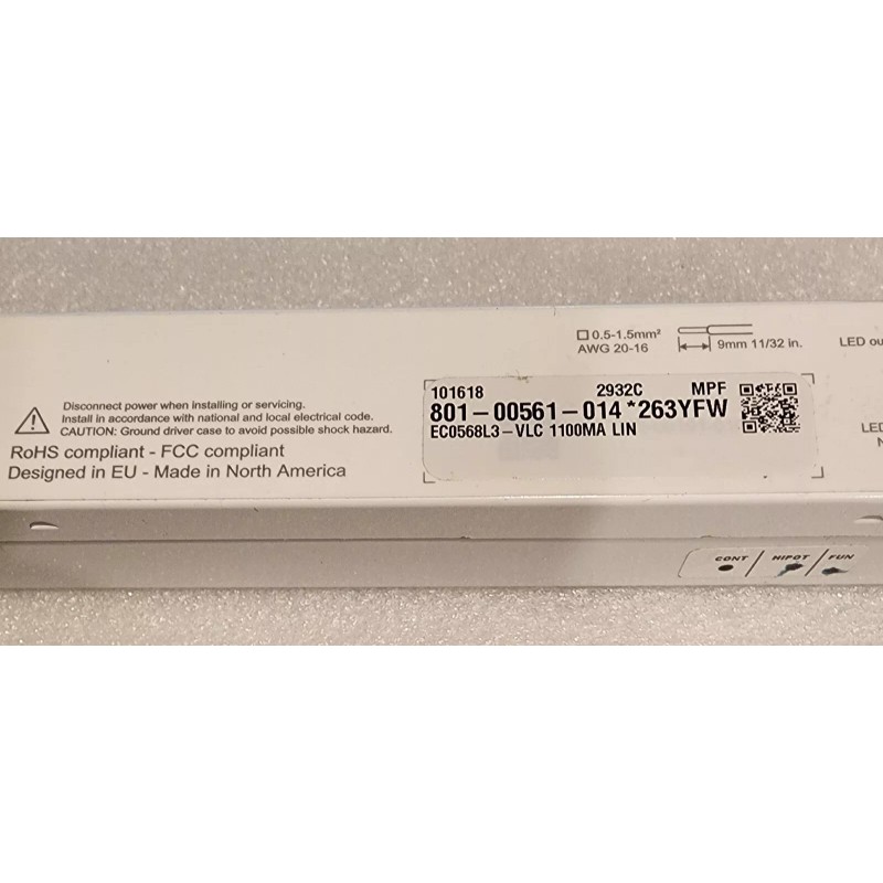 ELDOLED ECODRIVE 568/L SETTABLE DIMMABLE LED Driver 50 Watt 60