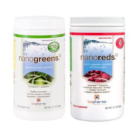 Best Bundles - NanoGreens - Green Apple (12.7oz) + NanoReds - Berry (12.7oz)