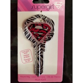 SUPER HERO SUPERGIRL PRINTED KWIKSET KW1/KW10 KEYBLANK