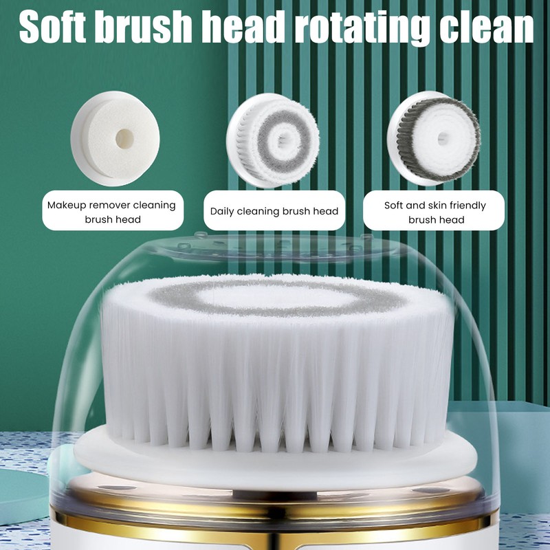 Electric Facial Cleanser 2 Gears Deep Clean Dustproof Waterproof Gentle