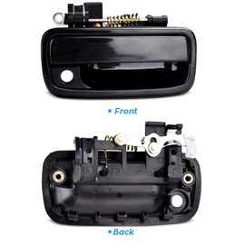 FAERSI Manija de puerta exterior exterior delantera izquierda del conductor y lado derecho del pasajero con reemplazo de orificio de llave para 1995 1996 1997 1998 1999 2000 2001 2002 2003 2004 Tacoma Replacement # 6922035020, 69210350350 20 22