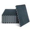 Yes4All Foam - Interlocking Mats Wood Grain - Carbon -
