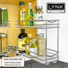 LYNK PROFESSIONAL® Pull Out Spice Rack Organizer for Inside Kitchen