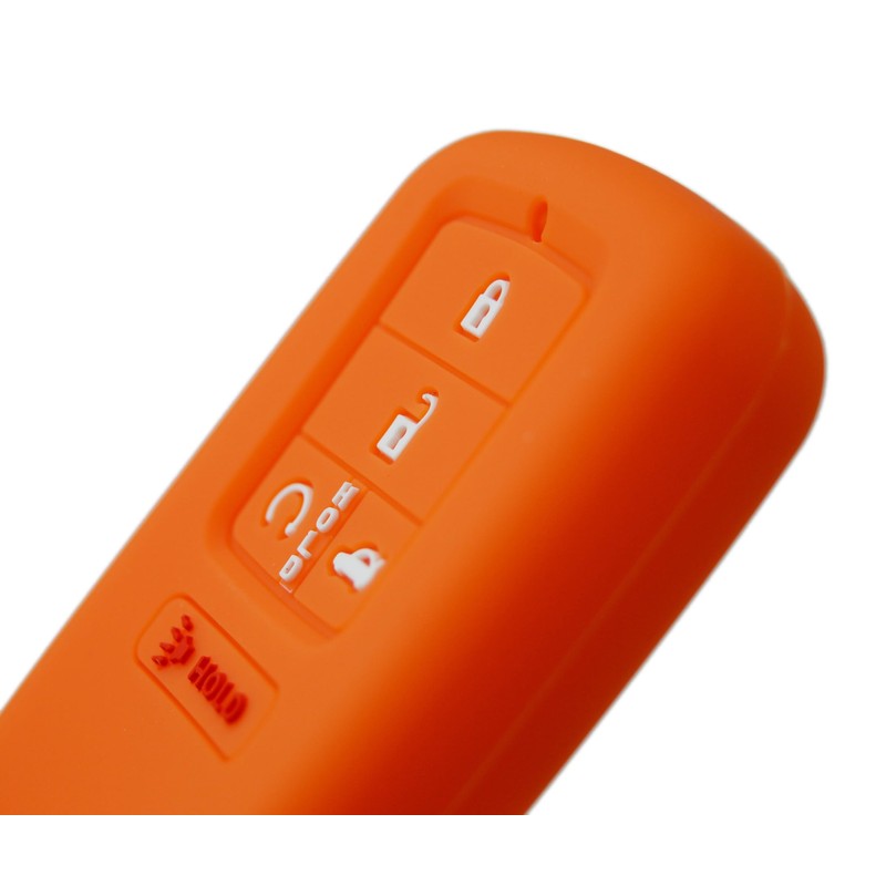 Orange Silicone Remote Key Fob Cover Case Protector for Honda