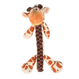 Duvoplus, Zoo Friends Gino Giraffe Stick, 32 x 22 x 11.5 cm, Brown, Toy