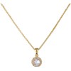 LuckyLy Collares para Mujer Baño Oro 14K Zirconia Cúbica, Regalos