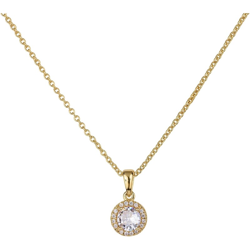 LuckyLy Collares para Mujer Baño Oro 14K Zirconia Cúbica, Regalos