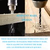 Yuentoen 8 PCS Brad-Point Drill Bits- 3-10mm Spiral Twist Wood