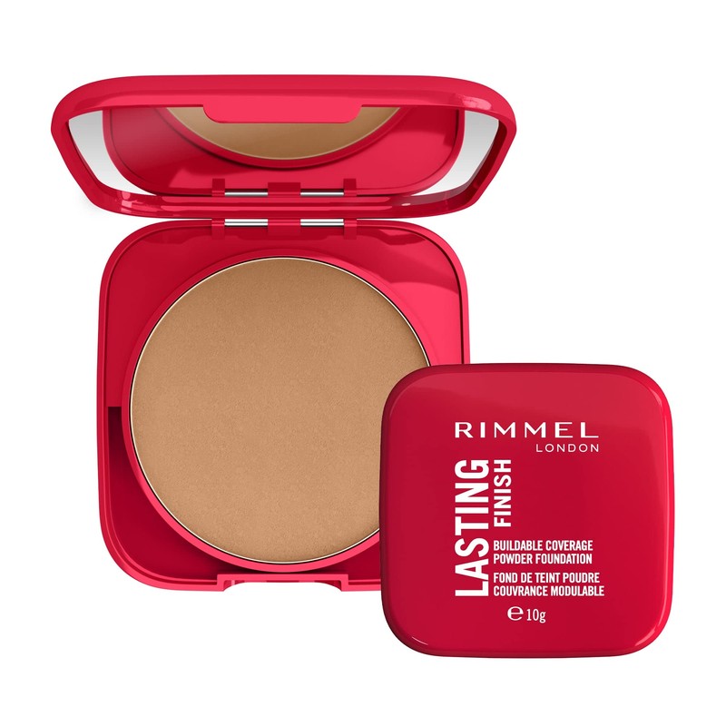 RimmelUK Rimmel London Lasting Finish Compact Foundation, 007 Golden Beige