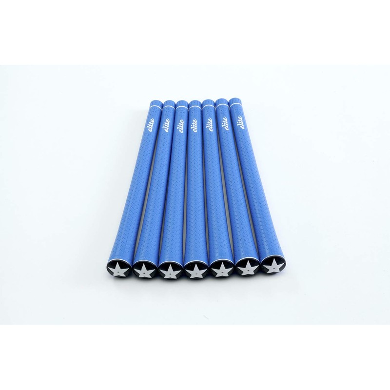 elitegrips Y360°s Air Golf Grips, Set of 7, Marine Blue,