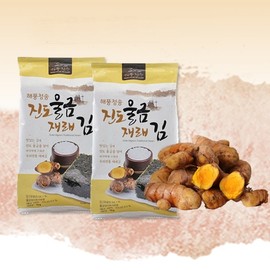 Jindo Turmeric Turmeric Traditional Seaweed 5g x 9 pieces / 진도 강황 울금 재래김 5g x 9개
