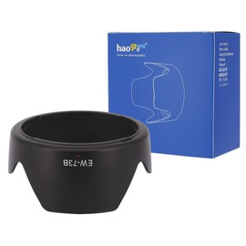 Haoge Bayonet Lens Hood for EF-S 17-85mm f4-5.6 is USM and Canon EF-S 18-135mm f3.5-5.6 is, is STM Lens Replaces Canon EW-73B