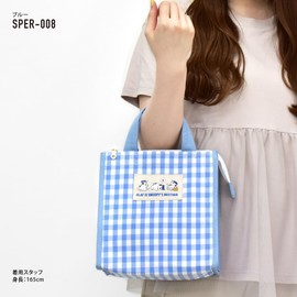 Snoopy SPER-008 Insulated Lunch Tote 0442 Women's Blue, blue (SPER-008)