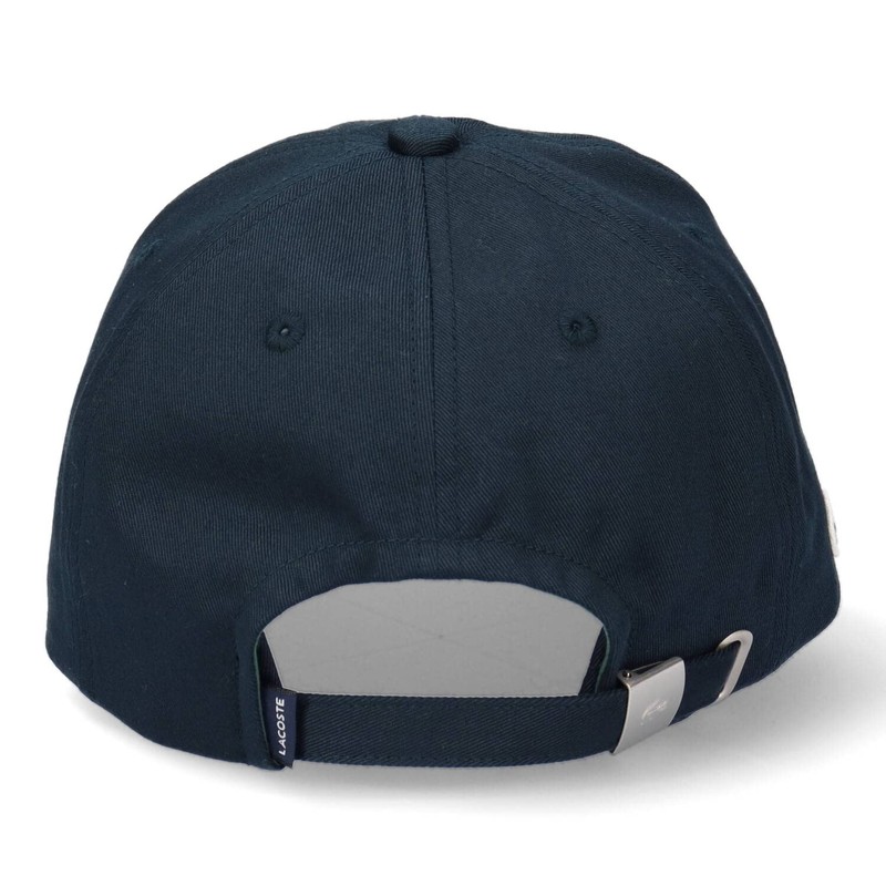Lacoste Big L Logo Twill Cap, 013 navy