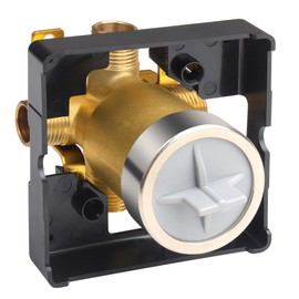 R10000-UNBX Shower Valve Compatible with Delta Shower Trim Kits Universal Tub and Shower Valve Body for Tub Faucet Trim Kits, Single Or Dual Function Shower