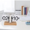 Retro Digital Flip Down Clock Flip Desk Clock Mechanical Battery