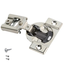 Blum 38N355B.10 Compact BLUMOTION 38N Hinge, Soft-Close, 105 Degree, 5/8 Overlay, Screw-on (Pack of 4)