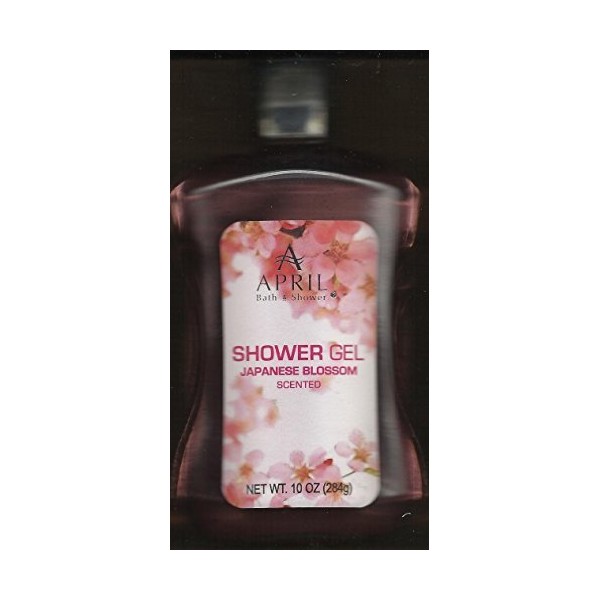 April Bath and Shower Japanese Blossom Scented Shower Gel 10 Oz (2 Pack) by Apr-77