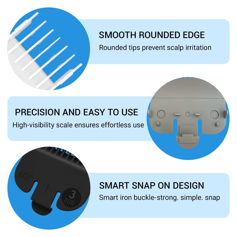 3mm Clipper Guard Fits for Wahl Clipper Guards Set,2Pack Compatible