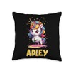 ADLEY MERCH UNICORN DESIGN Throw Pillow