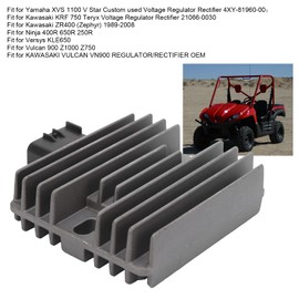 MUNEFE Voltage Regulator Rectifier, Car Voltage Regulator, Aluminium Alloy Rectifier Voltage Regulator for Various Motorcycle or ATV