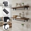 Closet Rod Support Bracket 12 Inch, Heavy Duty Wall Mount,