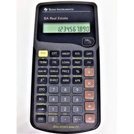 Texas Instruments BA Real Estate Financial Calculator