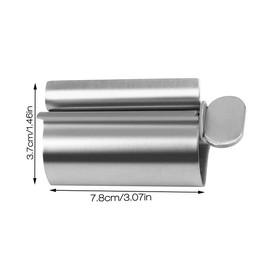 WANGCL 3 Pieces Stainless Steel Tube Squeezer Toothpaste Squeezer Metal Toothpaste Tube Wringer Holder Stand Toothpaste Expressor Squeezer for Bathroom