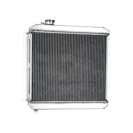 Cubauto 3 Row Core Radiator Compatible with 1958-1984 Toyota Land Cruiser FJ40 FJ45 3.9L 4.2L L6 Aluminum Downflow Radiators