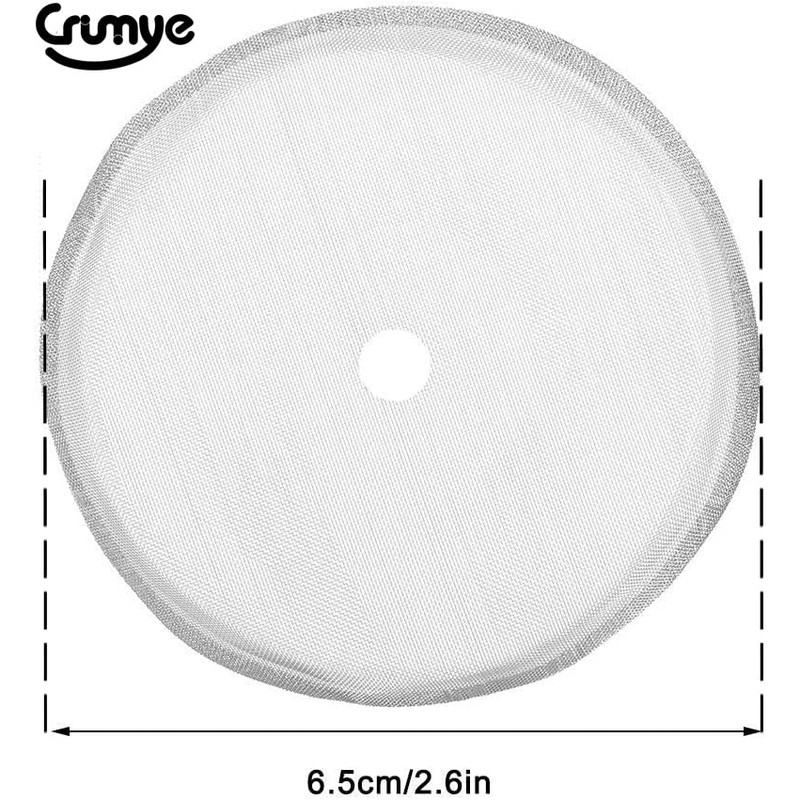 5-PIECE French Press Replacement Filters, 2.6 Inch Stainless Steel Mesh