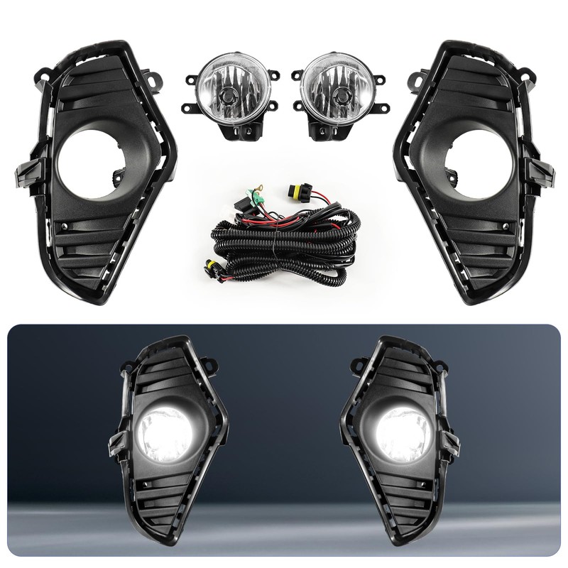 Fog Lights for Toyota RAV4 2019-2025 OEM Style Fog Lamps(Not