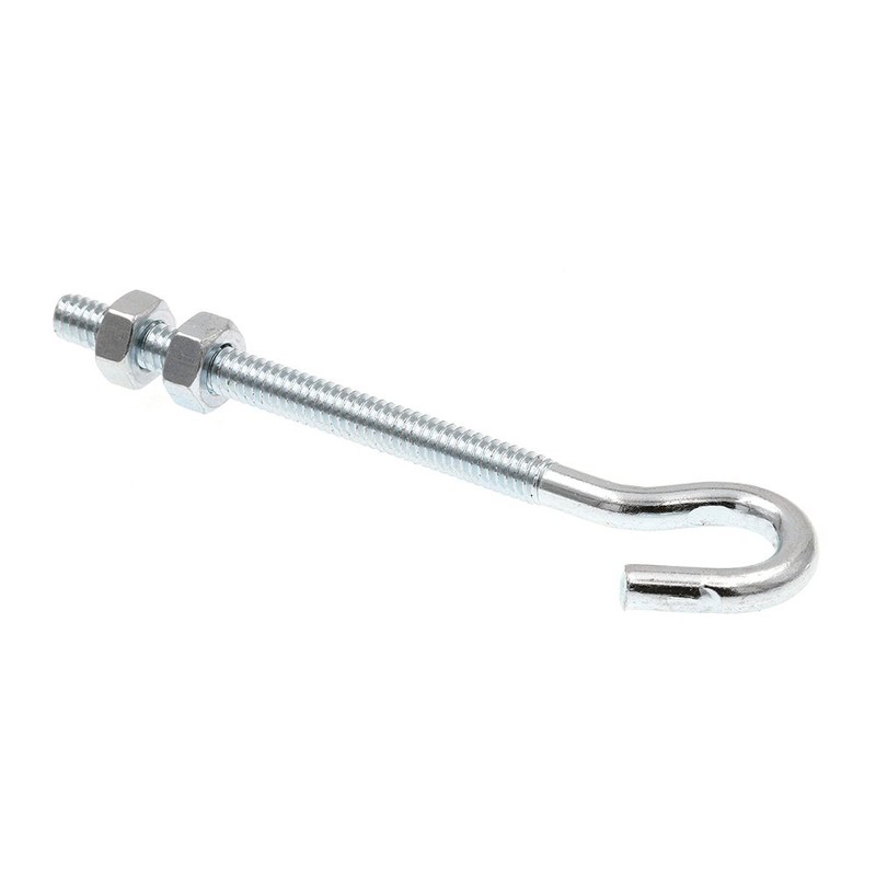 Prime-Line 9069290 Clothesline Hooks With Nuts, 1/4 In.-20 X 4-1/4