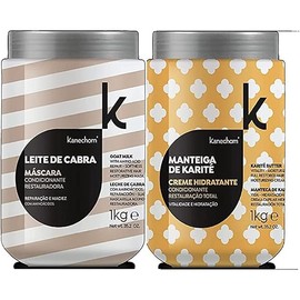 Linha Classics - Kit de Mascaras Condicionantes Restauradoras Leite de Cabra e Manteiga de Karite (2 x 1000 Gr) - (Goat Milk and Karite Butter Restoration Masks Set (2 x Net 35.27 Oz))
