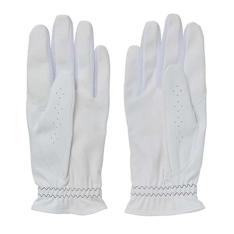 Onoff OG7325-01 WHT22 Golf Women's Gloves, 8.7 inches (22 cm),