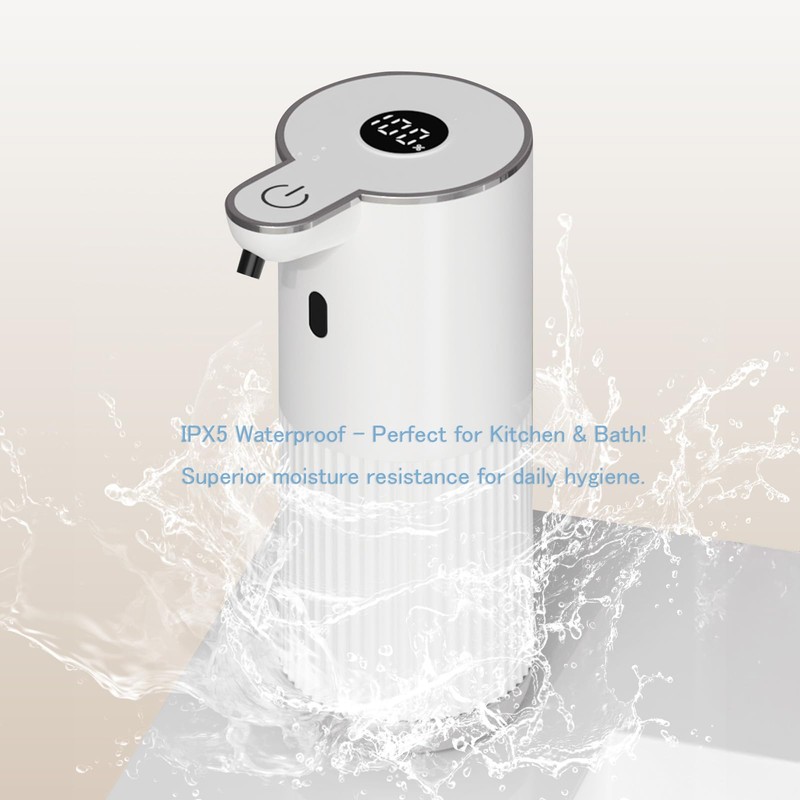 Automatic Soap Dispenser with LED (Battery% & Foam Level), 7000